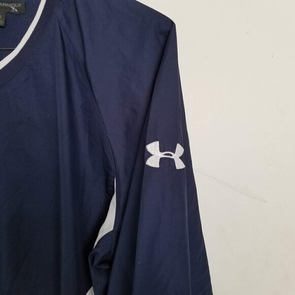 Under Armour V-Neck Windbreaker Athletic Pullover - Picture 8 of 10